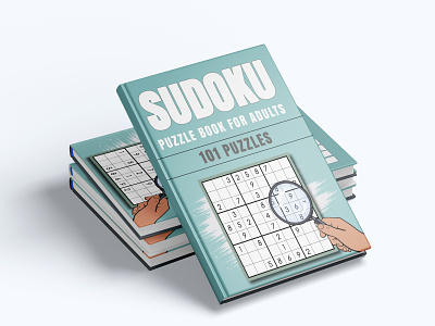Sudoku Puzzle 3d activity book animation bookcover branding cover design design graphic design logo motion graphics sudoku puzzle ui