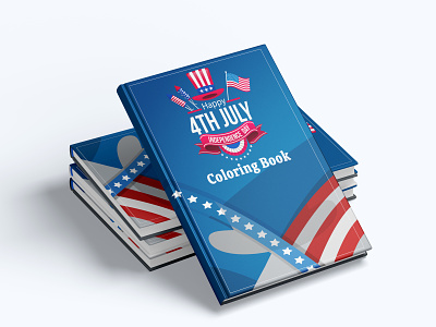 4th July coloring book activity book bookcover branding cover design design graphic design illustration logo ui vector