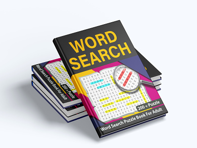Word Search Book 3d animation branding graphic design logo motion graphics ui