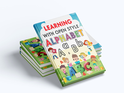 Alphabet Book Cover Design activity book bookcover branding cover design design graphic design illustration logo ui vector