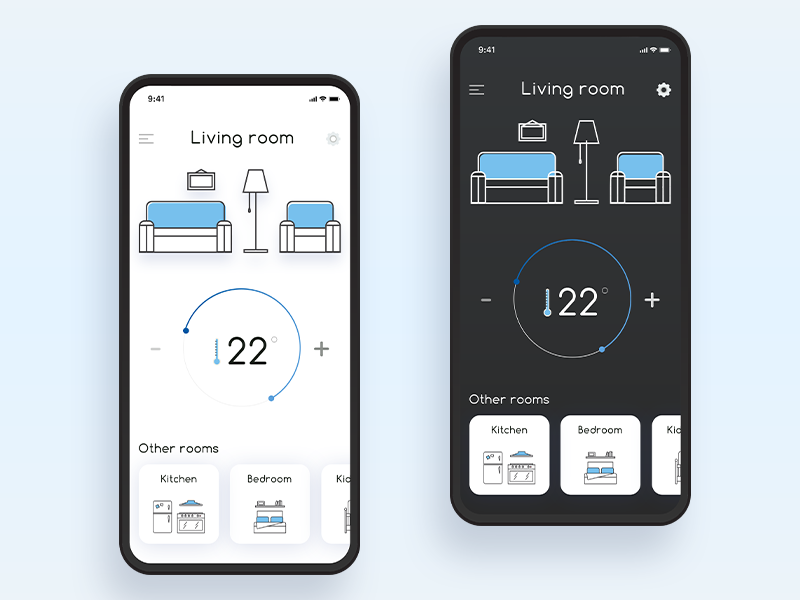 Home Monitoring Dashboard 021 home monitoring illustration minimal mobile daily 100 challenge flat ui design dailyui