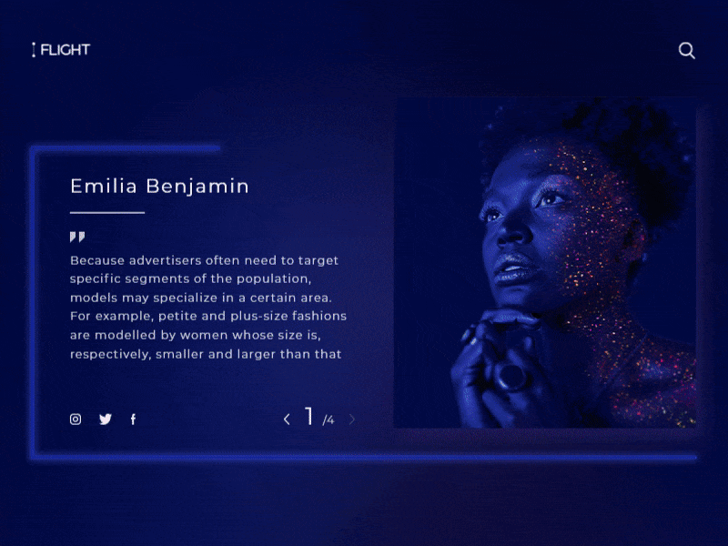 Testimonials 039 animation daily 100 challenge daily challange dailyui design model ui