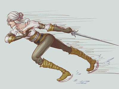 Lady of the lake character art ciri cirilla game art illustration lady of the lake wild hunt witcher witcher 3