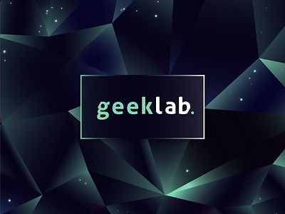 Geeklab logo logo design font type geometry