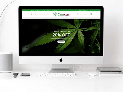 Website design for CannaCure SA.