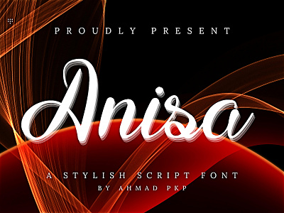 Anisa Font Script animation app branding design flat graphic design icon illustration logo minimal typography ui ux vector web wedding