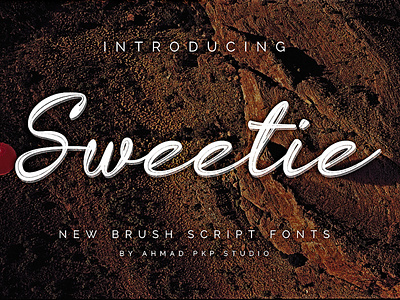 Sweetie Font - Brush Script Font