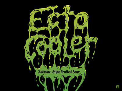 Ecto Cooler beer beer art custom lettering ecto cooler ghostbusters illustration slimer typedesign typography
