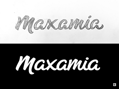 Maxamia italian lettering logo logotype max maxamia type typography