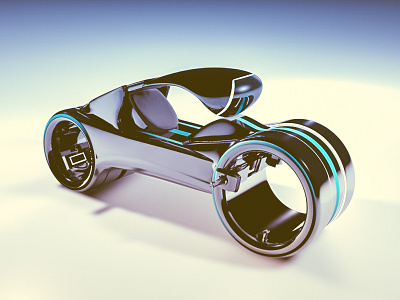 "Tron Bike" Concept 3d bike cinema 4d concept lighting modeling tron