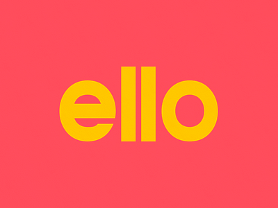 Brand Identity for Ello Creative-Industry brand brandidentity branding creative graphicdesign identity lettering logo logotype minimalist moderndesign typography