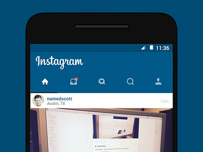 Instagram for Android Concept