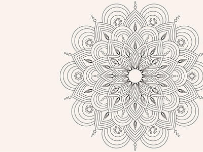 Mandala design graphic design illustration logo vector