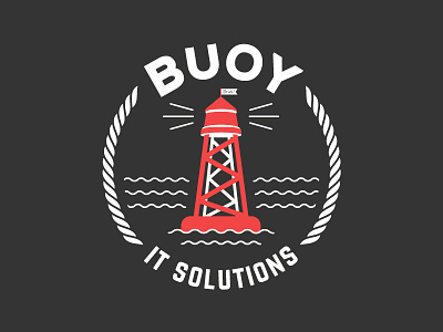 Buoy It Solutions buoy information technology logo rope