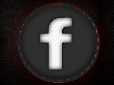 Facebook button button effect facebook grey pine png stitch stripe