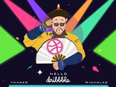 HELLO DRIBBBLE! illustrations