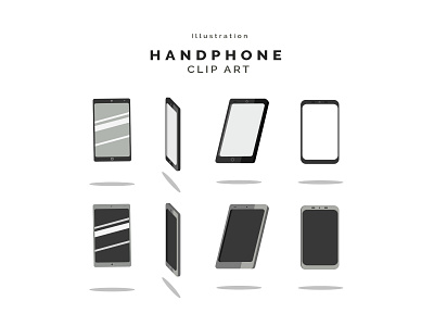 Illustration Handphone electronic illustration