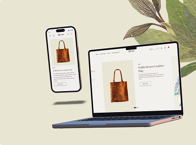Lucra Leather: Responsive Ecommerce Website Design app design ecommerce figma responsive web ui ux ux design