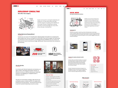 DOM360 - Services Pages web design