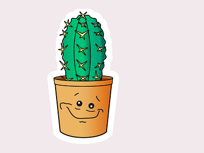 Kevin the Cactus cactus doodles illustration
