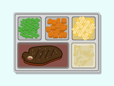 TV Dinner dinner food illustrator tv