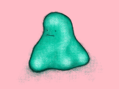 A Woolie Globule 3 blob character color cute illustration shapes texture