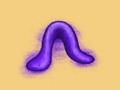 A Slugging Globule 3 blob character color cute illustration texture