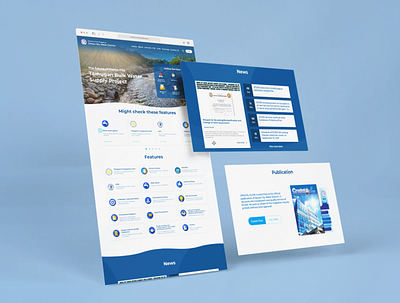 A Water Utility Landing Page water