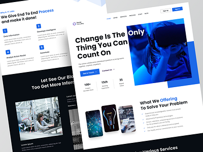 Social Media Pro_Landing Page by asharfani for Keitoto on Dribbble