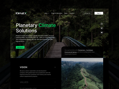 KlimatX - Landing Page