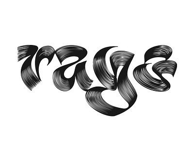 rage calligraphy lettering letters script type typography