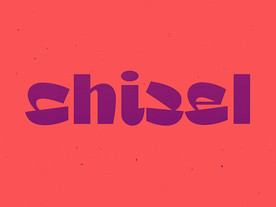 chisel bezier curves custom font letter lettering type typedesign typography vector