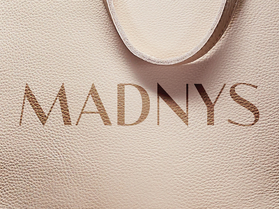 MADNYS bag branding leather logo logotype premium type typography