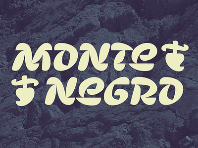 Montenegro design lettering letters montenegro type typography