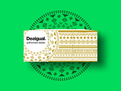 Desigual Box 360 VR box cardboard desigual illustration pattern virtual reality vr