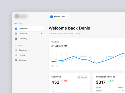Cash Management Analytics Dashboard app dashboard finance fintech minimal product saas ui ux