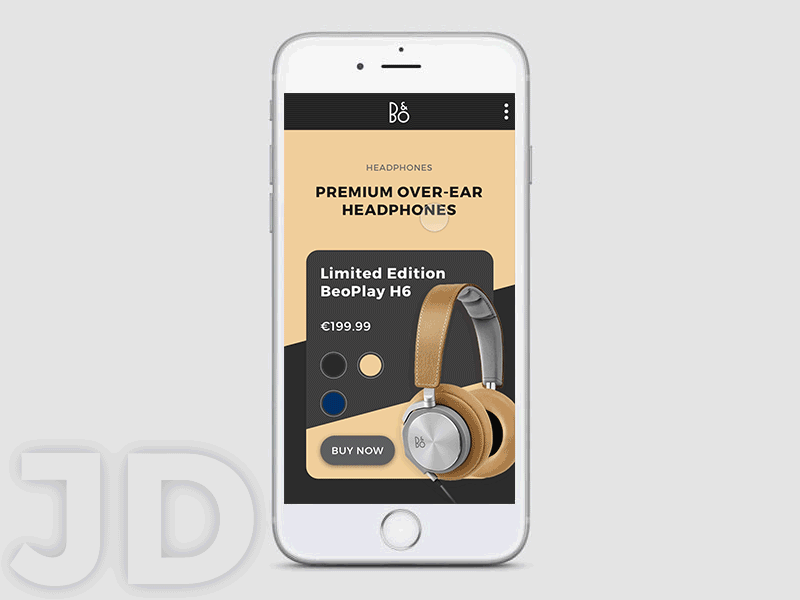 Day 02 - BeoPlay Headphones eCommerce Checkout- #DailyUI