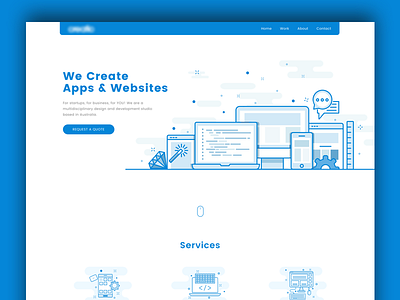WIP - Web Design Agency Landing Page