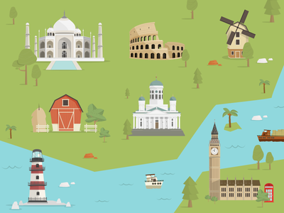 Map illustrations