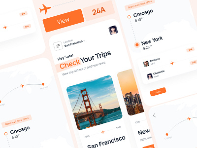 Travelling App design