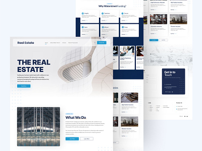 THE REAL ESTATE Website Design app design branding dashboard ui ux website