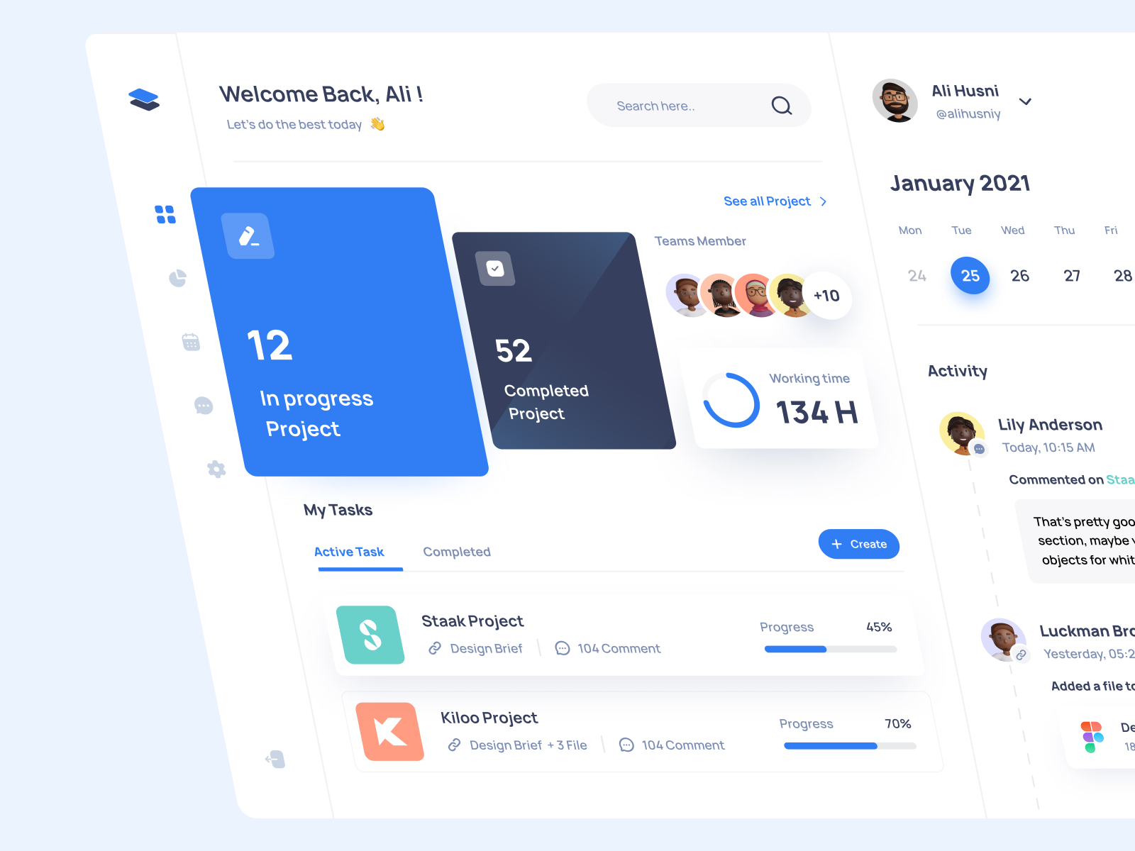 Dashboard Design by Abdul Rehman on Dribbble