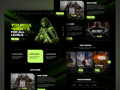 Gaming Website Design app design branding dashboard design illustration ui ux website