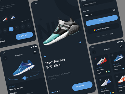 Shoes App Design app design branding dashboard illustration ui ux website