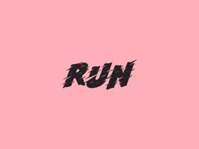 Run run typography