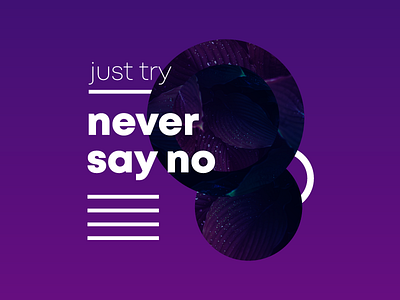 Just Try Never Say NO just try never say no try venezuela