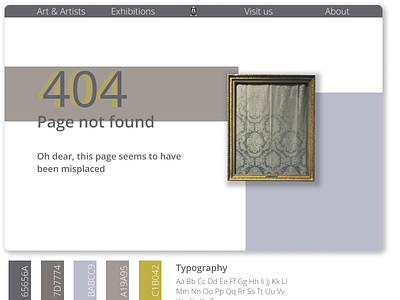 Daily UI 008 - 404 page