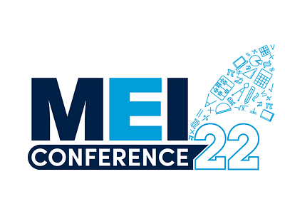 MEI Conference 2022 small logo branding design graphic design logo typography vector