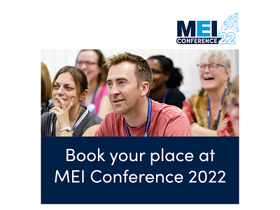 MEI conference 2022 social media advert branding design graphic design