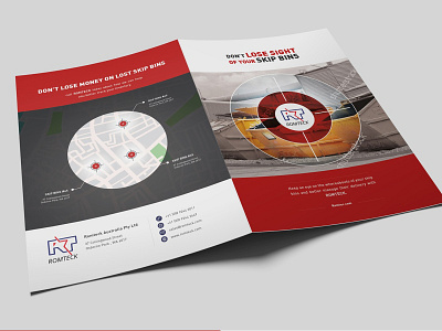 Technical Product Brochure Design bifold brochure brochure design graphic design modern portrait layout printing